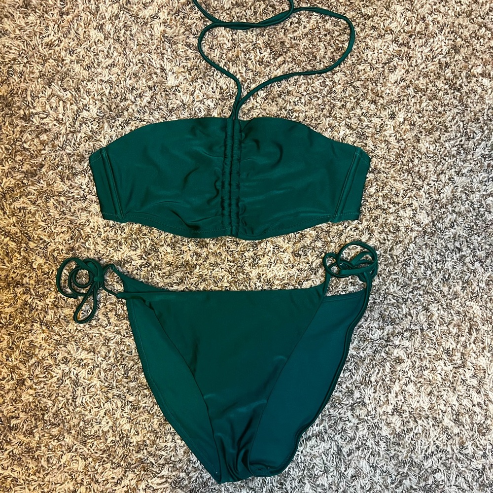 Shade & Shore Teal Bikini Set